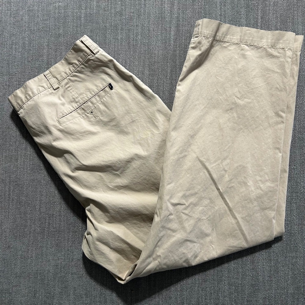 Brooks Brothers Chinos Mens 38x30 Khaki Tan 346 Cotton Straight Leg Pants